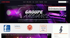 Desktop Screenshot of legroupeambiance.com